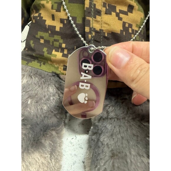 Build A Bear [BAB] Great Wolf Lodge 17in Wiley the Wolf Plush in Military Attire - Picture 2 of 12